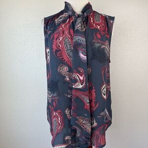 Tilden Sleeveless Button Down Top Size M EUC